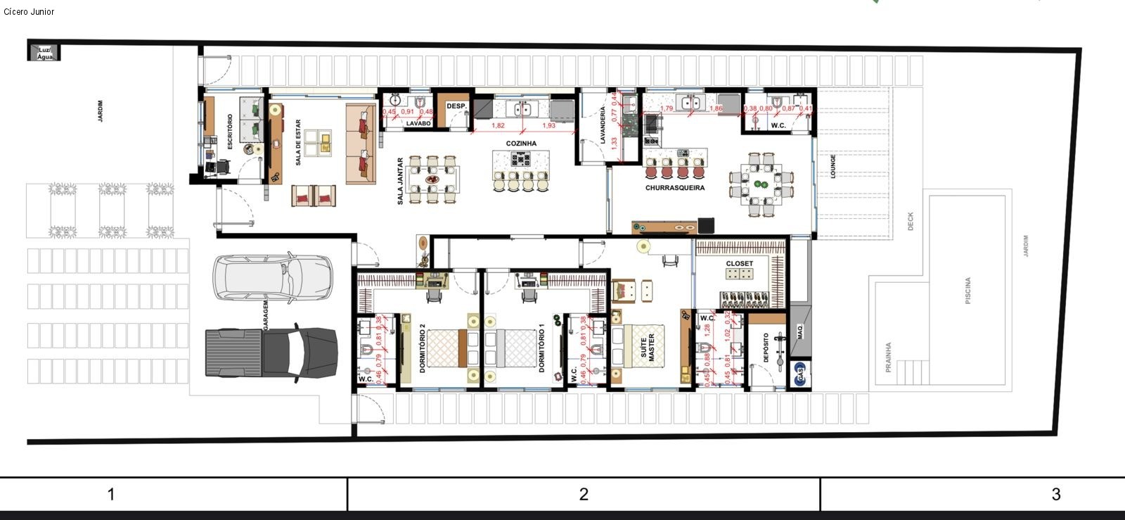 Casa térrea de 3 suítes Jundiaí