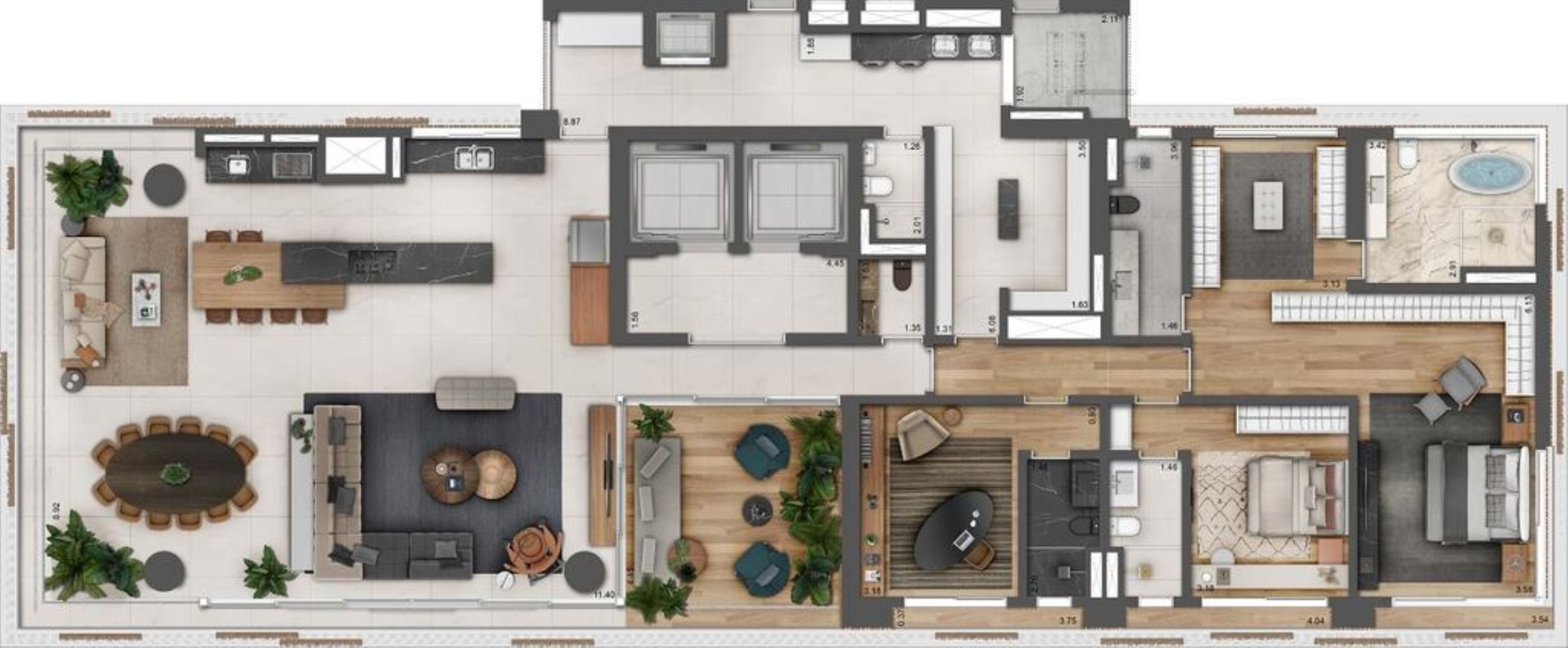 APARTAMENTO RESIDENCIAL em São Paulo - SP, Itaim Bibi