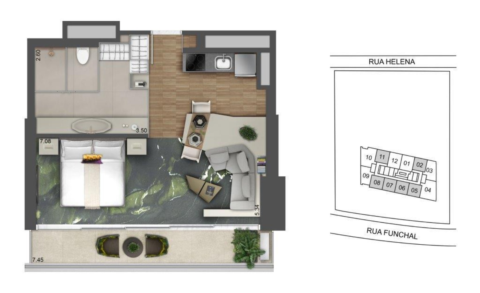 APARTAMENTO RESIDENCIAL em São Paulo - SP, Vila Olímpia