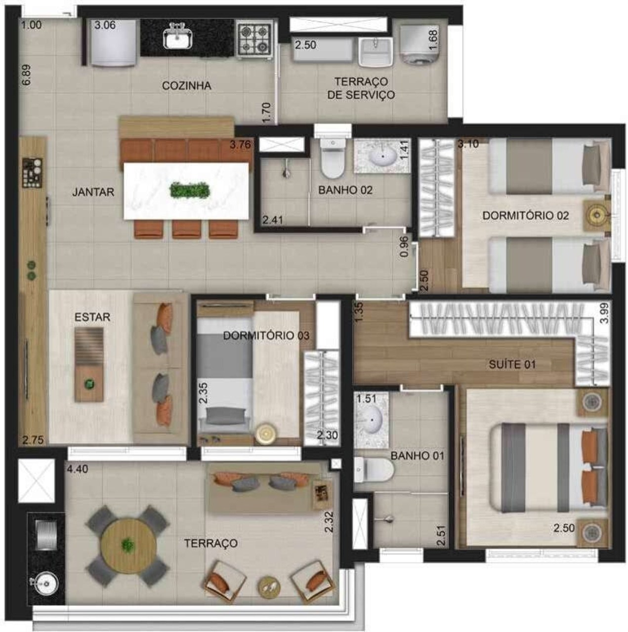 APARTAMENTO RESIDENCIAL em São Paulo - SP, Tatuapé