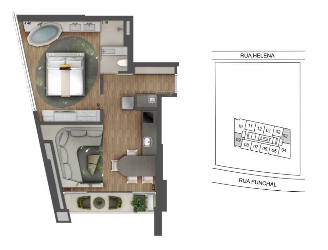 APARTAMENTO RESIDENCIAL em São Paulo - SP, Vila Olímpia
