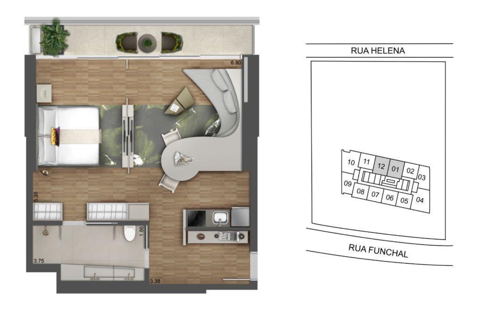 APARTAMENTO RESIDENCIAL em São Paulo - SP, Vila Olímpia