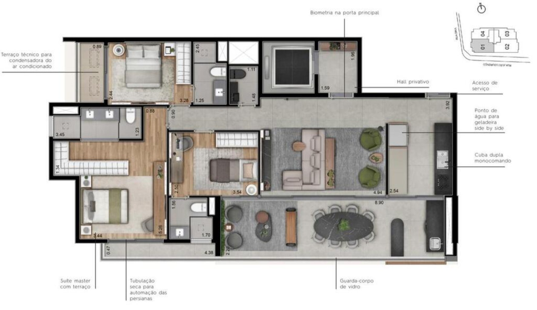 APARTAMENTO RESIDENCIAL em São Paulo - SP, Vila Nova Conceição