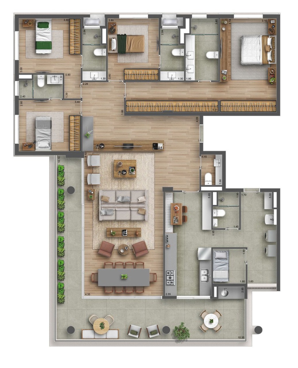 APARTAMENTO RESIDENCIAL em São Paulo - SP, Sumaré