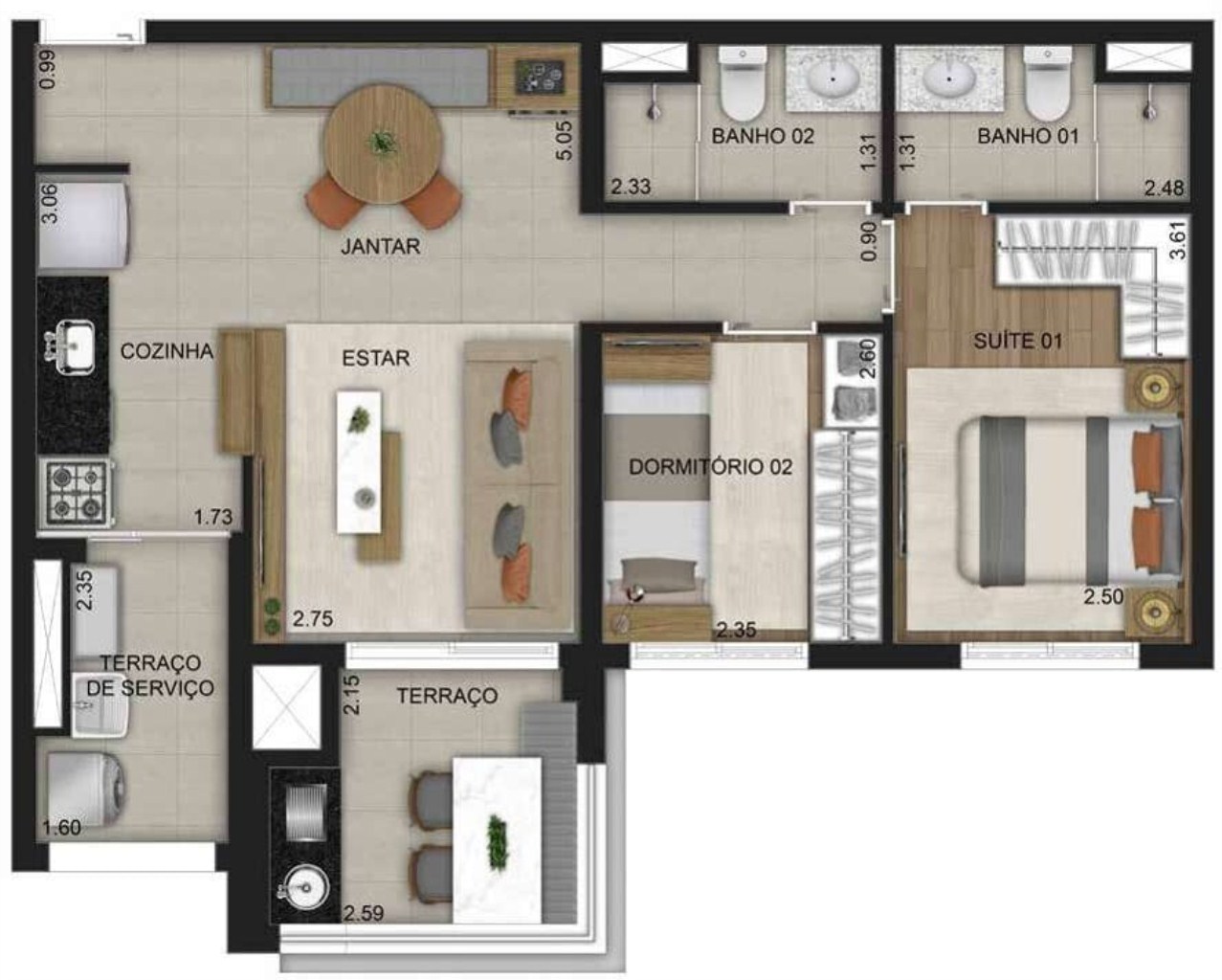 APARTAMENTO RESIDENCIAL em São Paulo - SP, Tatuapé