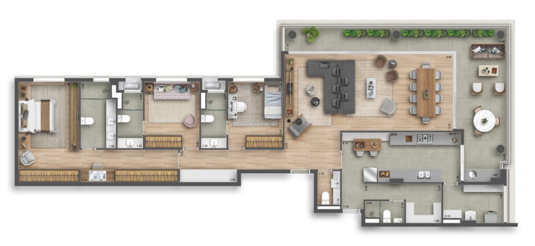 APARTAMENTO RESIDENCIAL em São Paulo - SP, Sumaré