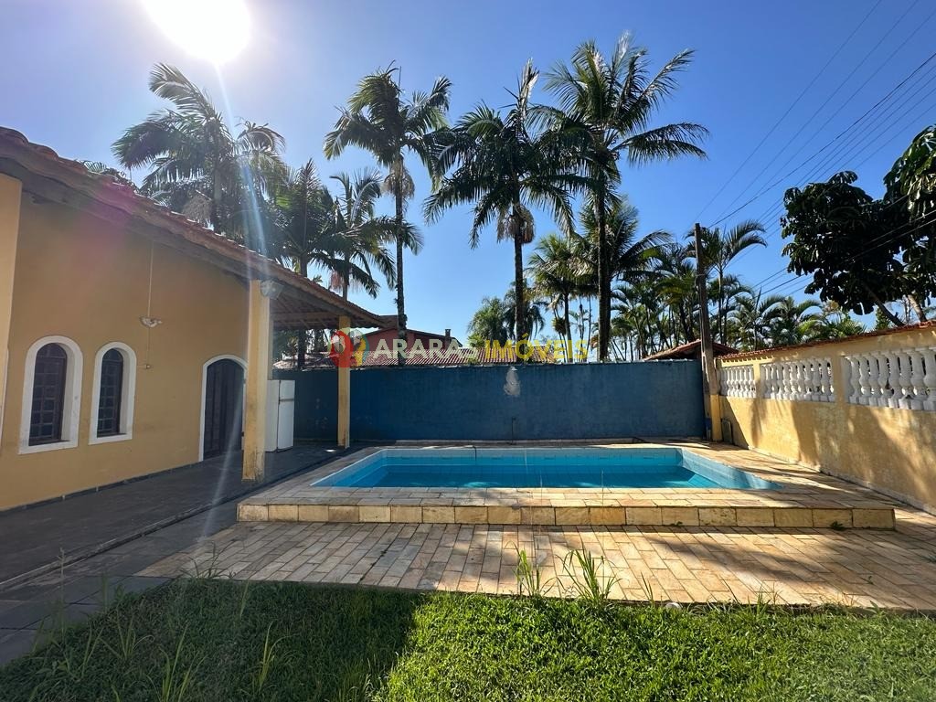 Casa em bertioga com 3 dormitórios à venda, 141 m² por R$ 650.000 - indaiá
