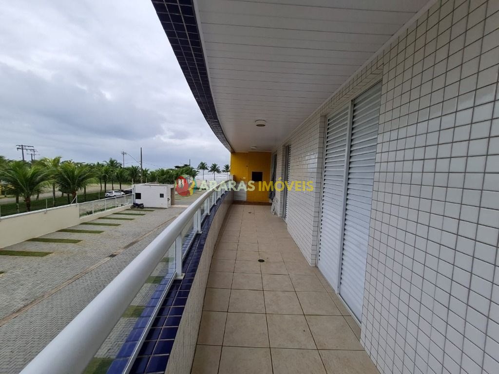 Apartamento em bertioga, pé na areia com 94 m², 3 dormitórios sendo 1 suíte.