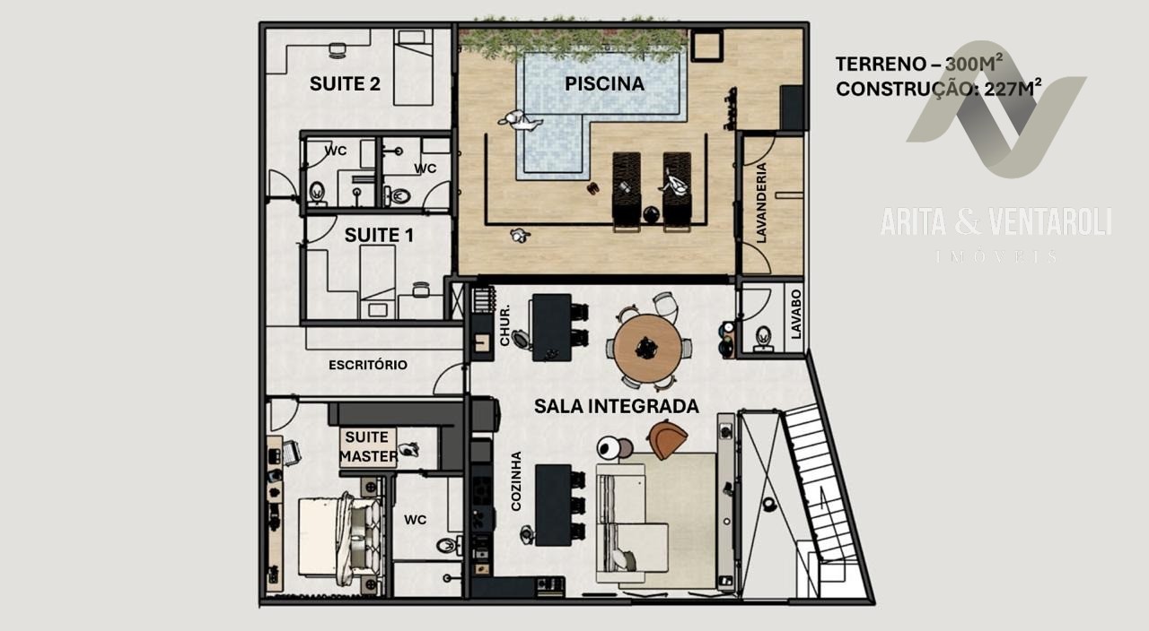Casa, 3 quartos - Foto 3