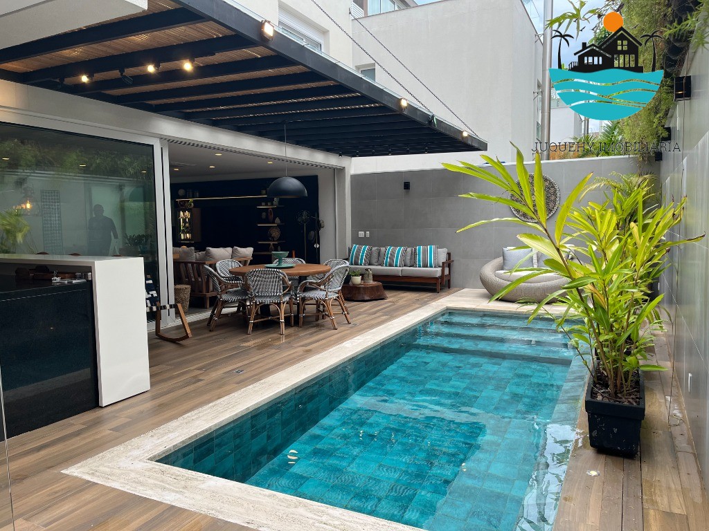 Casa em condomínio pé na areia, à venda em juquehy com 5 suí - foto 1