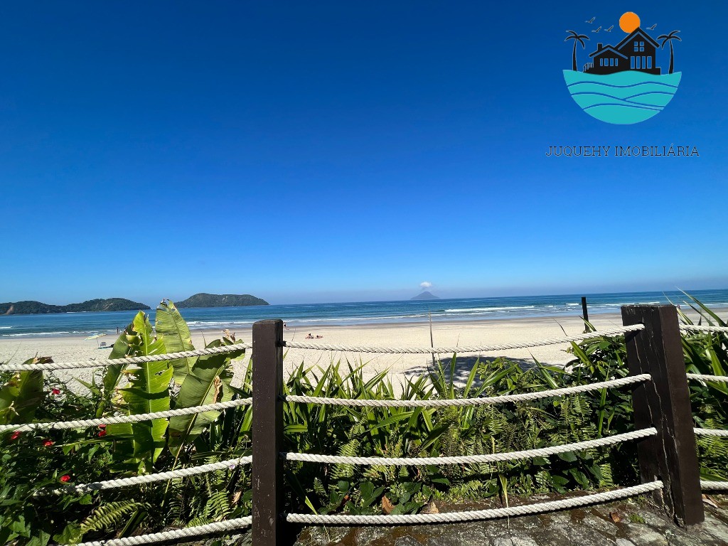 Casa em condomínio pé na areia c/ vista ao mar para venda e locação em Juquehy com 4 suítes, 10 pes. 201m² de área construída Juquehy Imobiliária