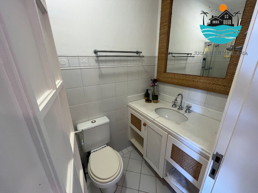 Casa em condomínio pé na areia c/ vista ao mar para venda e locação em Juquehy com 4 suítes, 10 pes. 201m² de área construída Juquehy Imobiliária