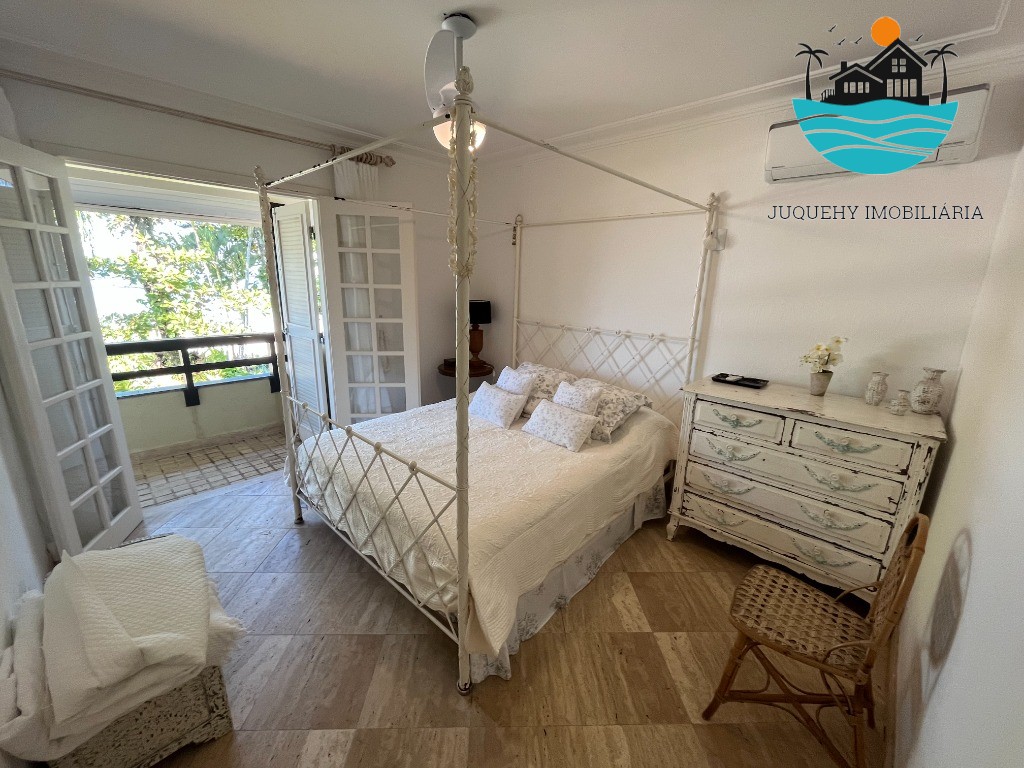 Casa em condomínio pé na areia c/ vista ao mar para venda e locação em Juquehy com 4 suítes, 10 pes. 201m² de área construída Juquehy Imobiliária