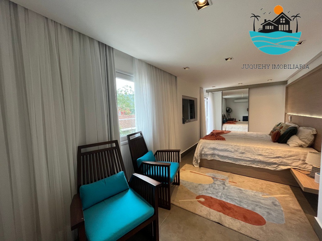 Casa em condomínio pé na areia, à venda em Juquehy com 5 suítes, piscina privativa e 340m² de área construída Juquehy Imobiliária