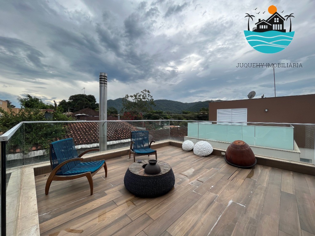 Casa em condomínio pé na areia, à venda em Juquehy com 5 suítes, piscina privativa e 340m² de área construída Juquehy Imobiliária