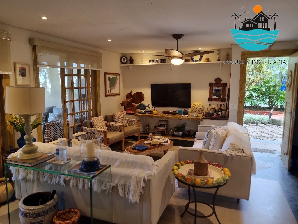 Casa para locação em condomínio com vista ao mar em Juquehy com 5 suítes, serviço de praia - Acomodação 10-12 pessoas Juquehy Imobiliária