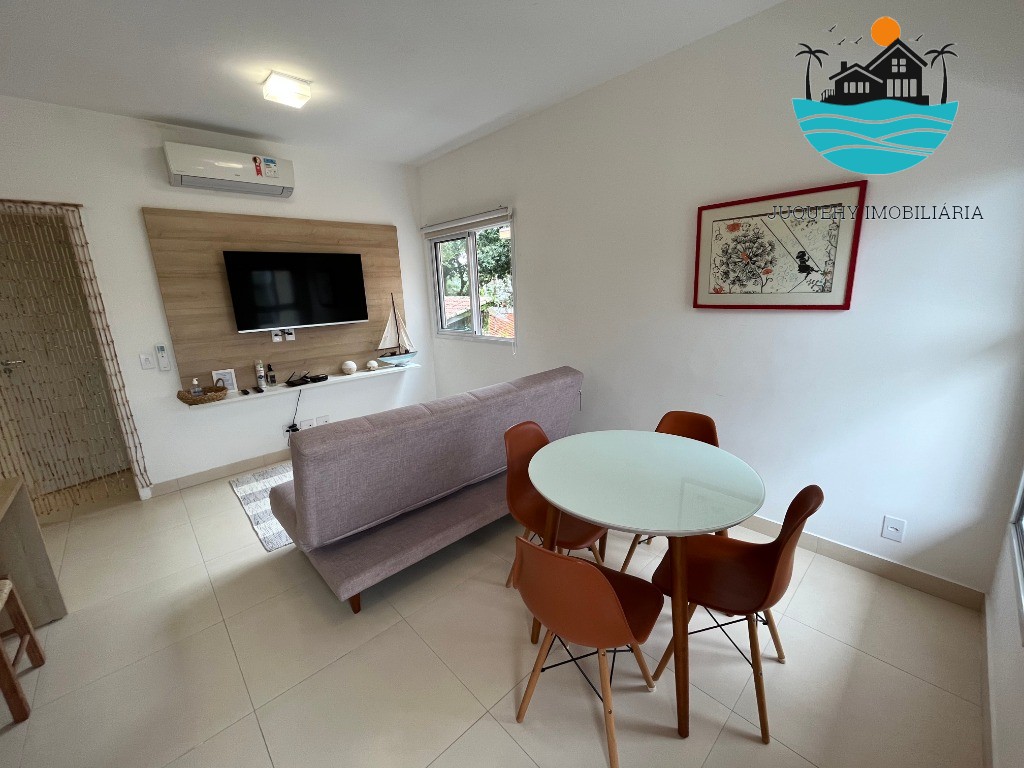 Apartamento para locação em Juquehy, 30 metros da praia e com 1 dormitório, acomodação p/ 1 casal e 2 filhos, bem localizado Juquehy Imobiliária