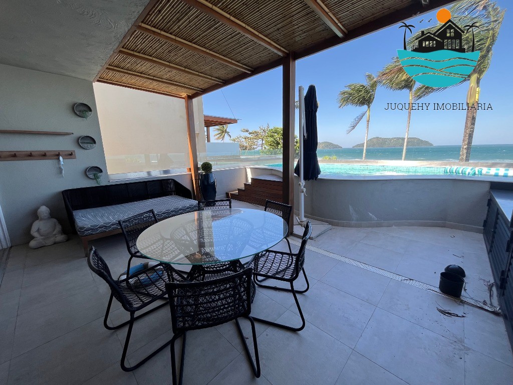 Casa em Juquehy Pé na Areia para Aluguel de temporada - c/ vista ao mar, 4 suítes, piscina privativa - Juquehy Imobiliária