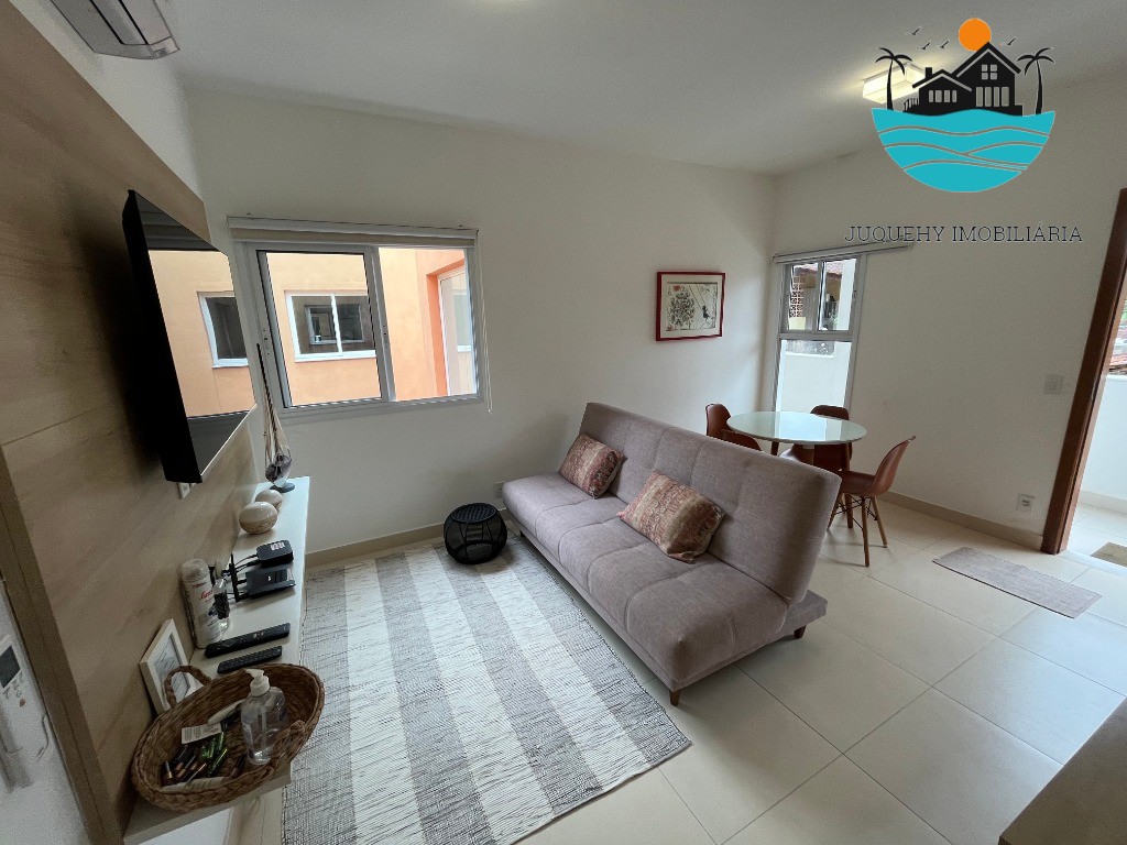 Apartamento para locação em Juquehy, 30 metros da praia e com 1 dormitório, acomodação p/ 1 casal e 2 filhos, bem localizado Juquehy Imobiliária