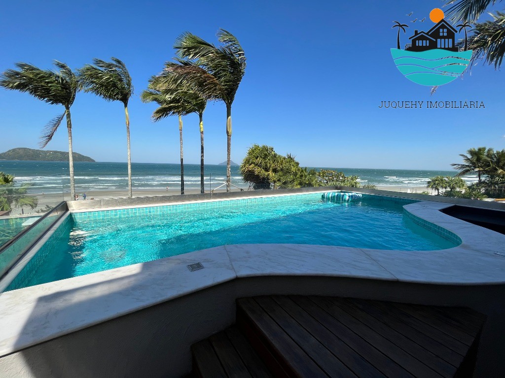 Casa em Juquehy Pé na Areia para Aluguel de temporada - c/ vista ao mar, 4 suítes, piscina privativa - Juquehy Imobiliária