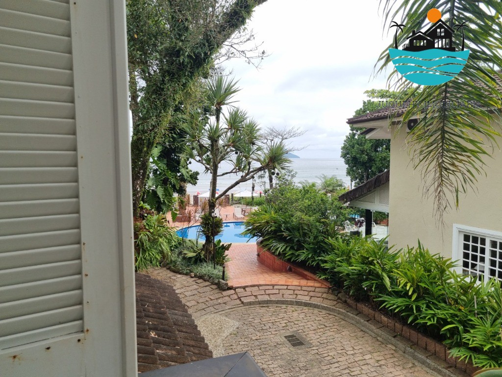 Aluguel de temporada em Juquehy - Condomínio Pé na Areia. Com 4 dormitórios, 2 suítes c/ vista ao mar, 2 vagas e max. 8 pessoas Juquehy Imobiliária
