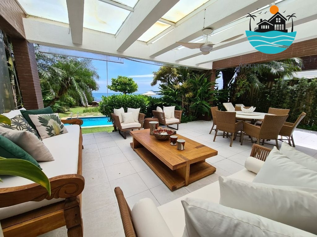Casa a Venda em Juquehy Frente ao Mar, Aluguel Mas 12 pessoas, com 5 Suítes, vista ao mar, 350m² de área construída Juquehy Imobiliária