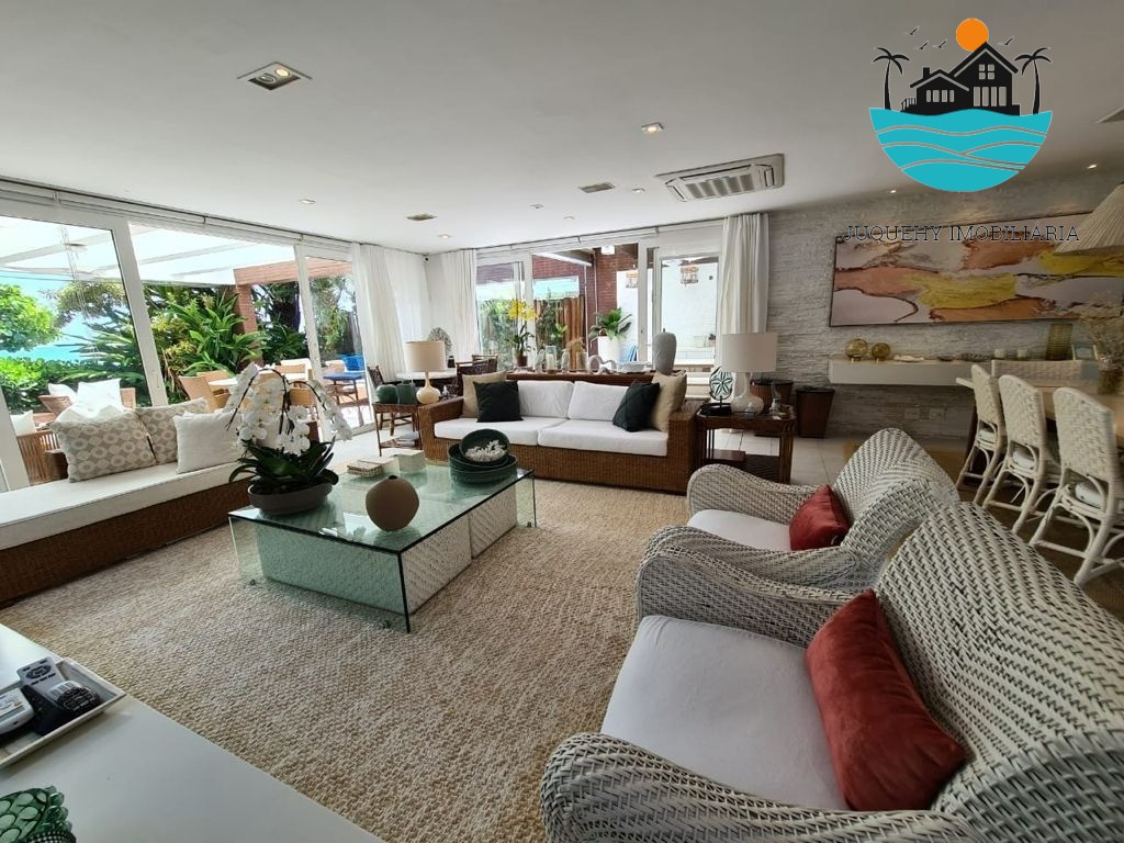 Casa a Venda em Juquehy Frente ao Mar, Aluguel Mas 12 pessoas, com 5 Suítes, vista ao mar, 350m² de área construída Juquehy Imobiliária