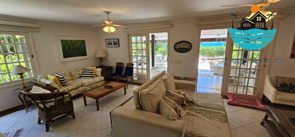 Casa para alugar em condomínio fechado pé na areia com vista ao mar em Juquehy, com 4 suítes, - Acomodação máx. 10 pessoas Juquehy Imobiliária