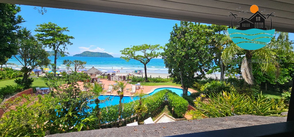 Casa para alugar em condomínio fechado pé na areia com vista ao mar em Juquehy, com 4 suítes, - Acomodação máx. 10 pessoas Juquehy Imobiliária