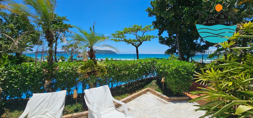 Casa para alugar em condomínio fechado pé na areia com vista ao mar em Juquehy, com 4 suítes, - Acomodação máx. 10 pessoas Juquehy Imobiliária