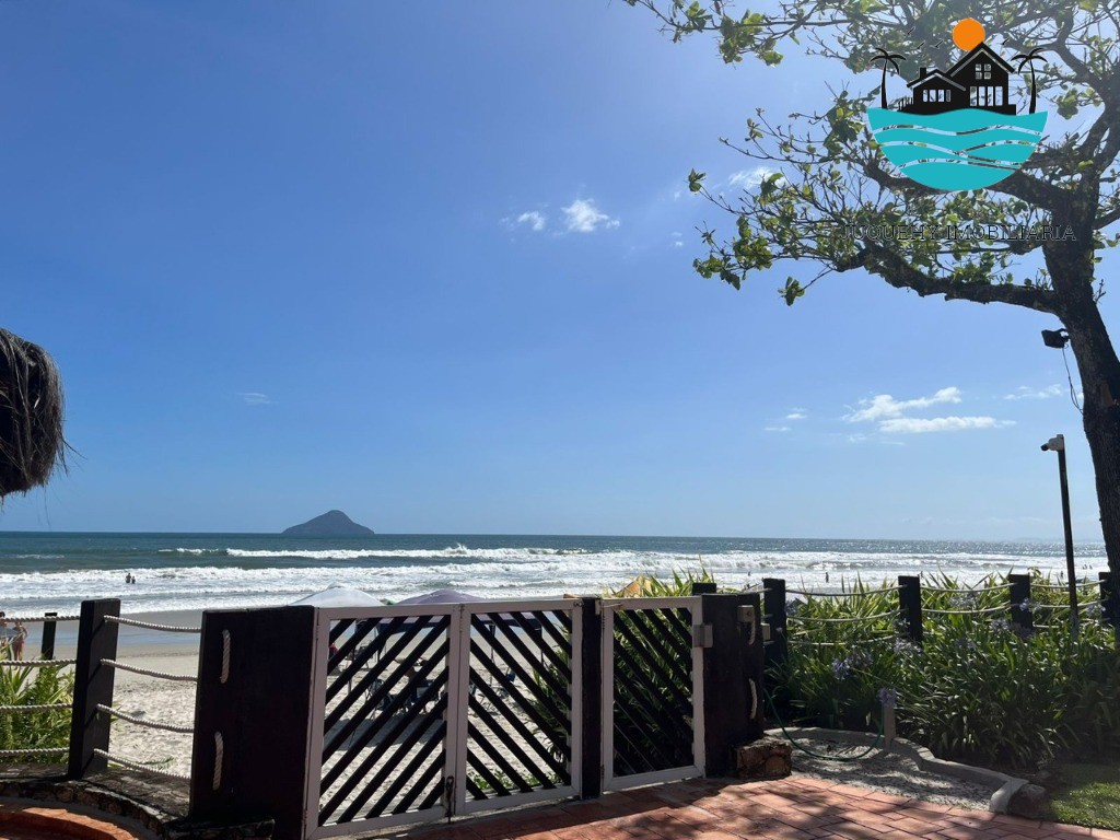 Casa para alugar em condomínio fechado pé na areia com vista ao mar em Juquehy, com 4 suítes, - Acomodação máx. 10 pessoas Juquehy Imobiliária