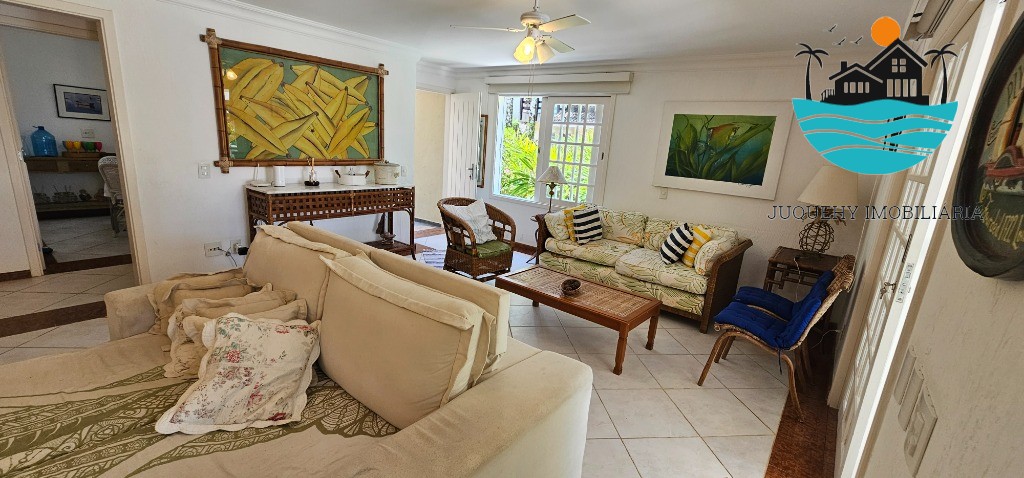 Casa para alugar em condomínio fechado pé na areia com vista ao mar em Juquehy, com 4 suítes, - Acomodação máx. 10 pessoas Juquehy Imobiliária