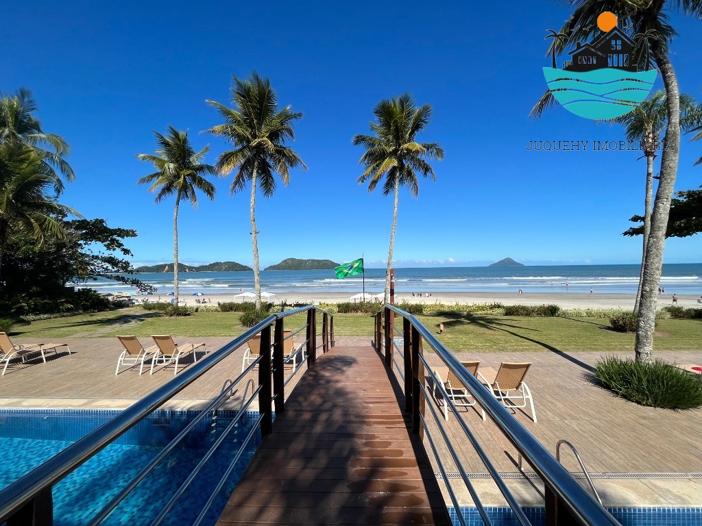 Casa em condomínio pé na areia - Temporada, com 5 suítes, 1 térrea, serviço de praia, acomodação para 14 pessoas, 4 vagas Juquehy Imobiliária