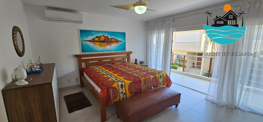 Casa em condomínio pé na areia - Temporada, com 5 suítes, 1 térrea, serviço de praia, acomodação para 14 pessoas, 4 vagas Juquehy Imobiliária