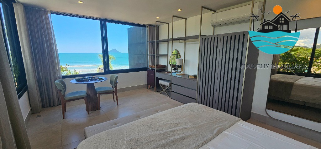 Pé na Areia com Vista ao mar - A Venda ou Locação de Temporada - Juquehy com 4 suítes, lado direito, máx. 08 pessoas Juquehy Imobiliária