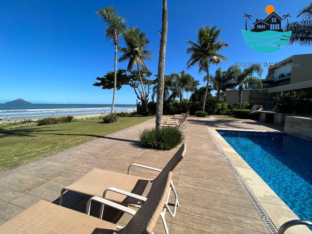 Casa em condomínio pé na areia - Temporada, com 5 suítes, 1 térrea, serviço de praia, acomodação para 14 pessoas, 4 vagas Juquehy Imobiliária