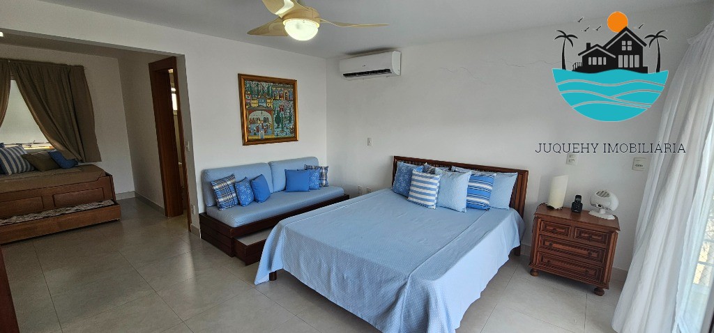 Casa em condomínio pé na areia - Temporada, com 5 suítes, 1 térrea, serviço de praia, acomodação para 14 pessoas, 4 vagas Juquehy Imobiliária