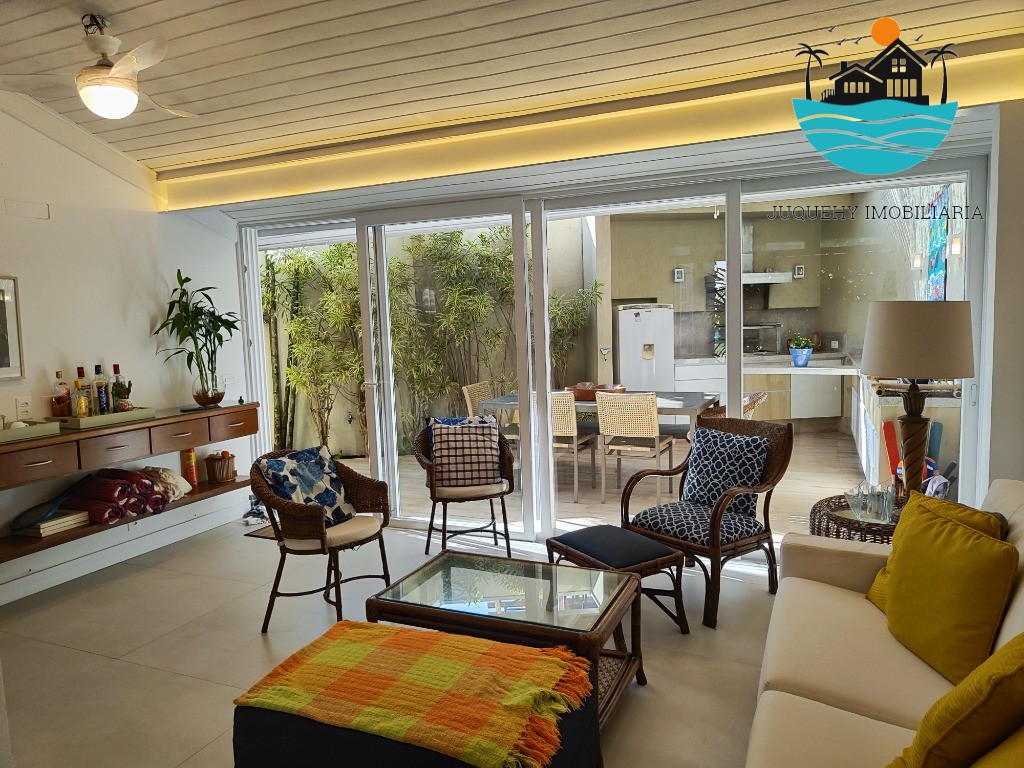 Casa em Condomínio pé na areia para Aluguel de Temporada em Juquehy com ,4 suítes, 1 térrea. - Acomodação 8 pessoas Juquehy Imobiliária