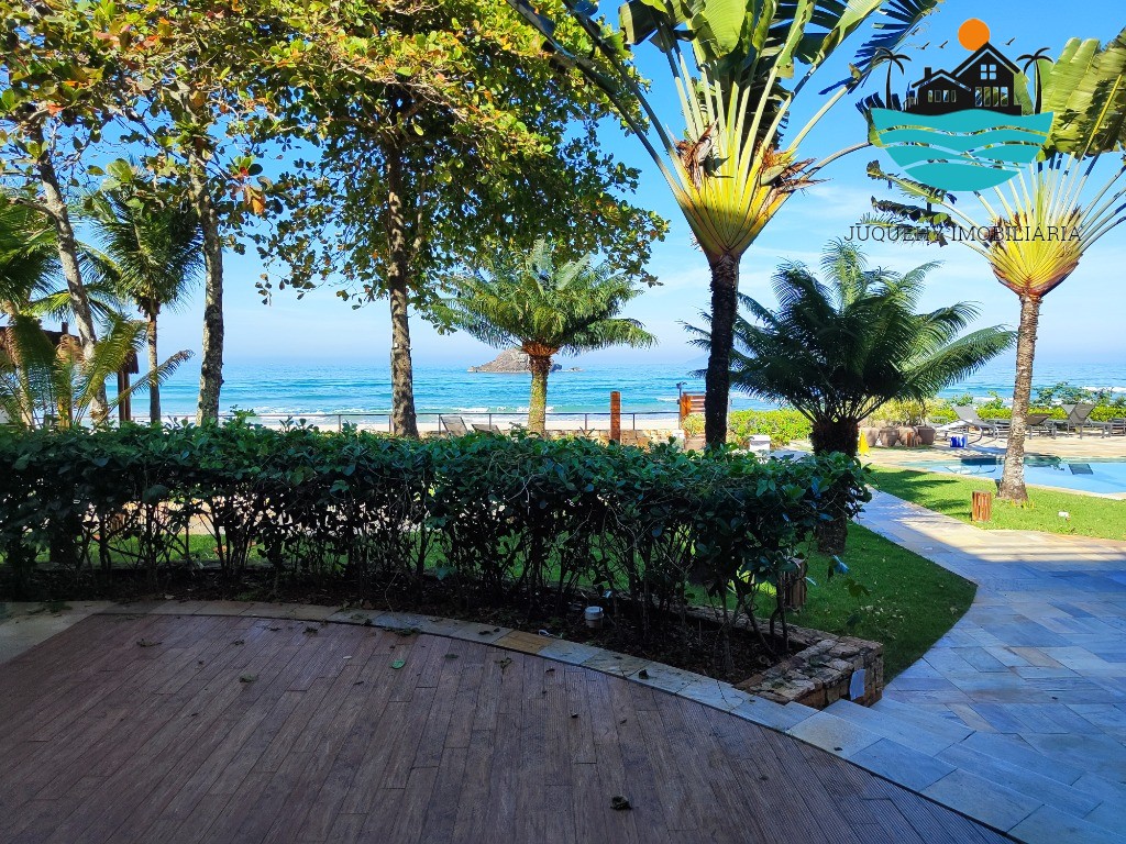 Casa Pé na Areia Juquehy, com 5 suítes, lado direito da praia, Sala de TV, 06 banheios, 02 vagas para Auto, max. 10 pessoas Juquehy Imobiliária
