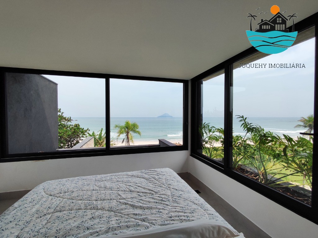 Pé na Areia com Vista ao mar - A Venda ou Locação de Temporada - Juquehy com 4 suítes, lado direito, máx. 12 pessoas Juquehy Imobiliária