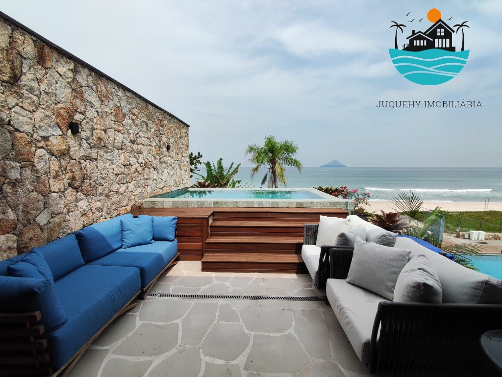 Pé na Areia com Vista ao mar - A Venda ou Locação de Temporada - Juquehy com 4 suítes, lado direito, máx. 12 pessoas Juquehy Imobiliária