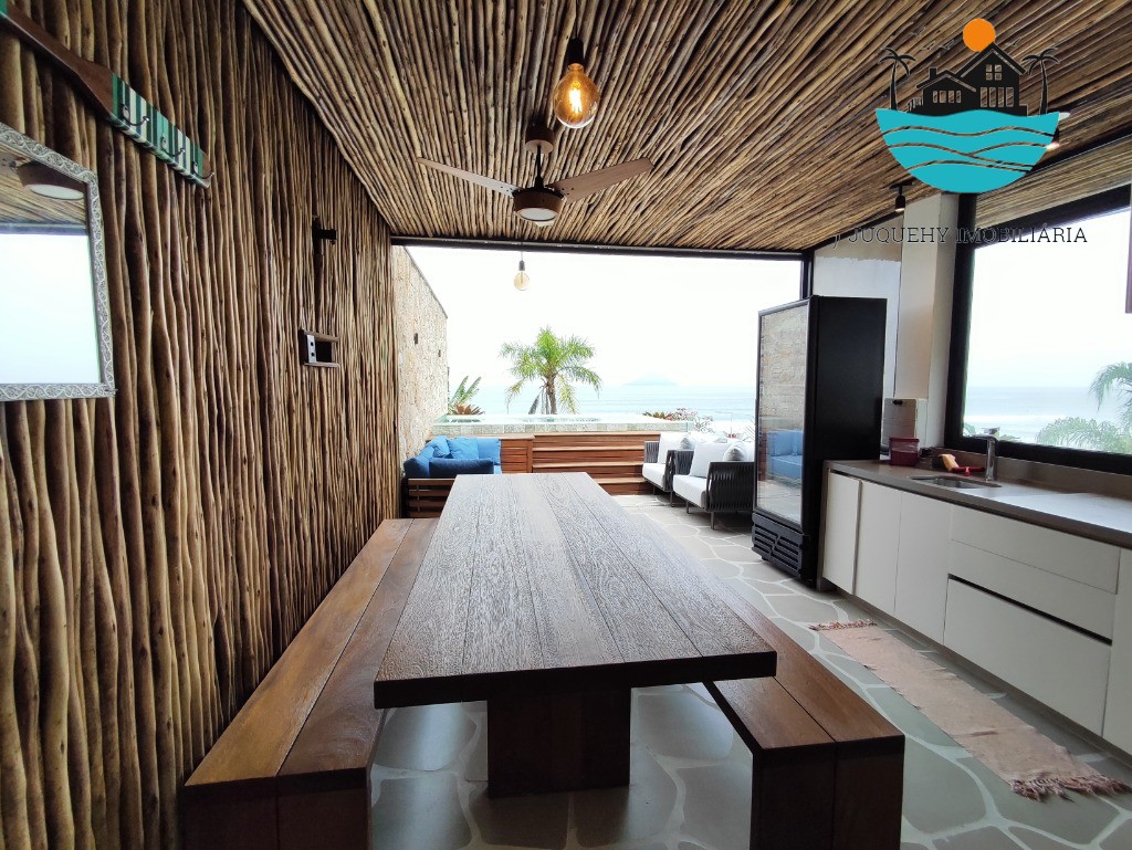 Pé na Areia com Vista ao mar - A Venda ou Locação de Temporada - Juquehy com 4 suítes, lado direito, máx. 12 pessoas Juquehy Imobiliária