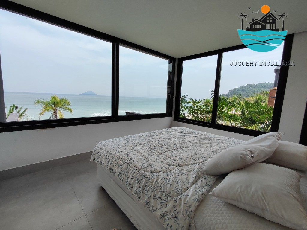 Pé na Areia com Vista ao mar - A Venda ou Locação de Temporada - Juquehy com 4 suítes, lado direito, máx. 12 pessoas Juquehy Imobiliária