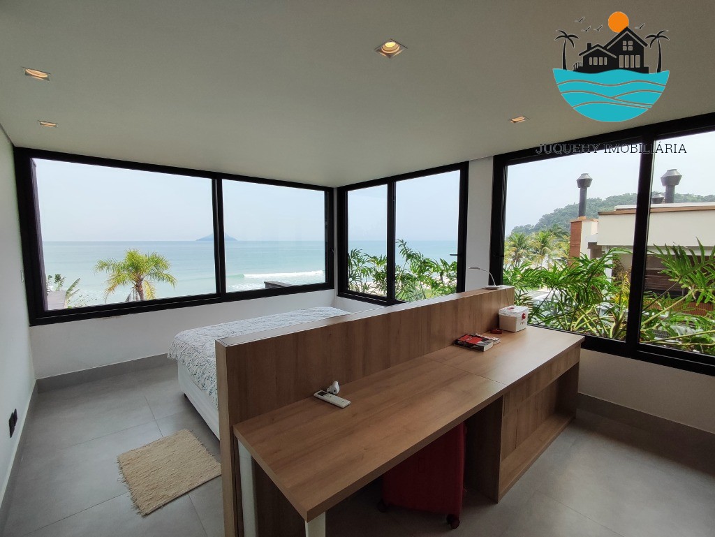 Pé na Areia com Vista ao mar - A Venda ou Locação de Temporada - Juquehy com 4 suítes, lado direito, máx. 12 pessoas Juquehy Imobiliária