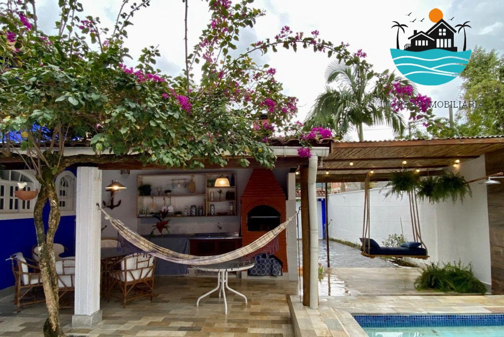Venda casa Juquehy - Aluguel de Temporada, 5 quartos sendo 3 suites, jacuzzi, piscina, churras, 800m da praia, max 13 pessoas Juquehy Imobiliária