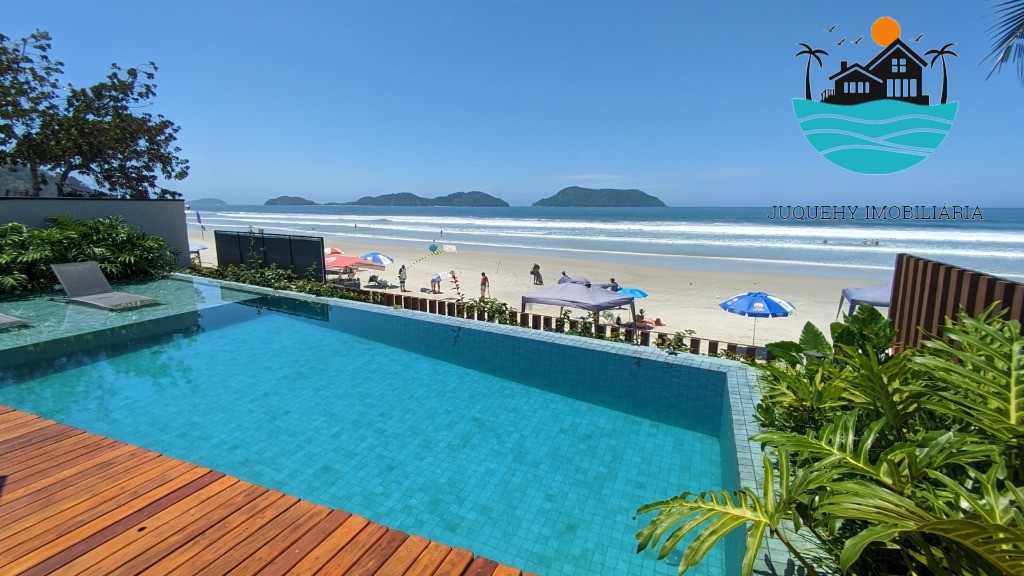PÉ NA AREIA JUQUEHY - 5 Suítes, piscina, jacuzzi, terraço gourmet, vista para as ilhas, churrasqueira, 383 m² Juquehy Imobiliária