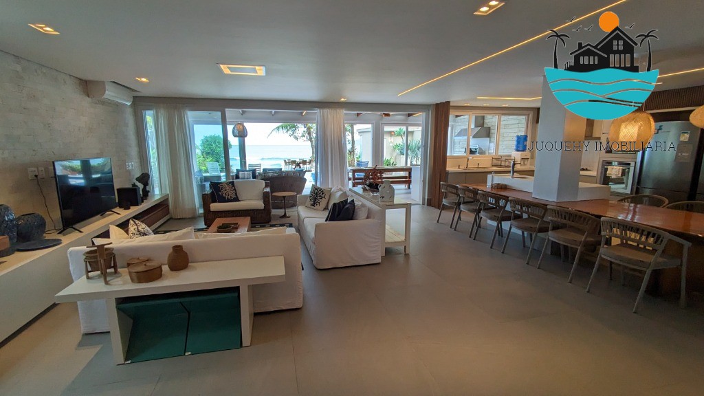 Casa Pé na Areia em Juquehy, Canto Direito - Aluguel de Temporada, piscina, sauna, 6 suítes, acomoda 16 pessoas Juquehy Imobiliária