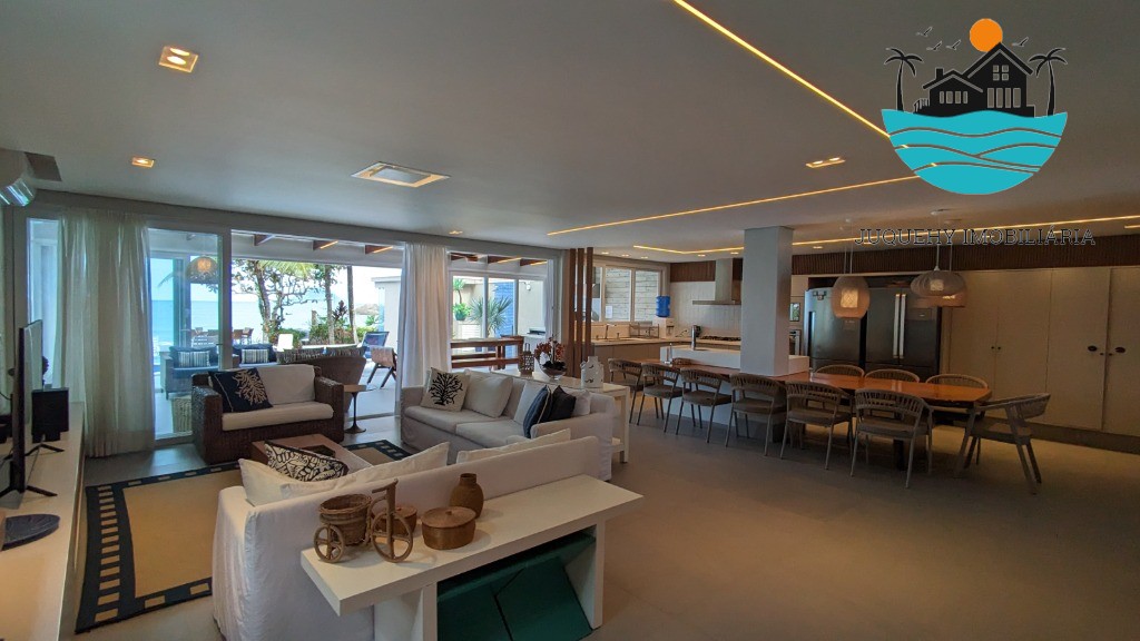 Casa Pé na Areia em Juquehy, Canto Direito - Aluguel de Temporada, piscina, sauna, 6 suítes, acomoda 16 pessoas Juquehy Imobiliária
