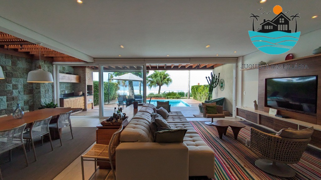 Casa Pé na Areia a venda em Juquehy, 4 Suítes, Piscina privativa com vista para o Mar, serviço de praia, 02 vagas auto Juquehy Imobiliária