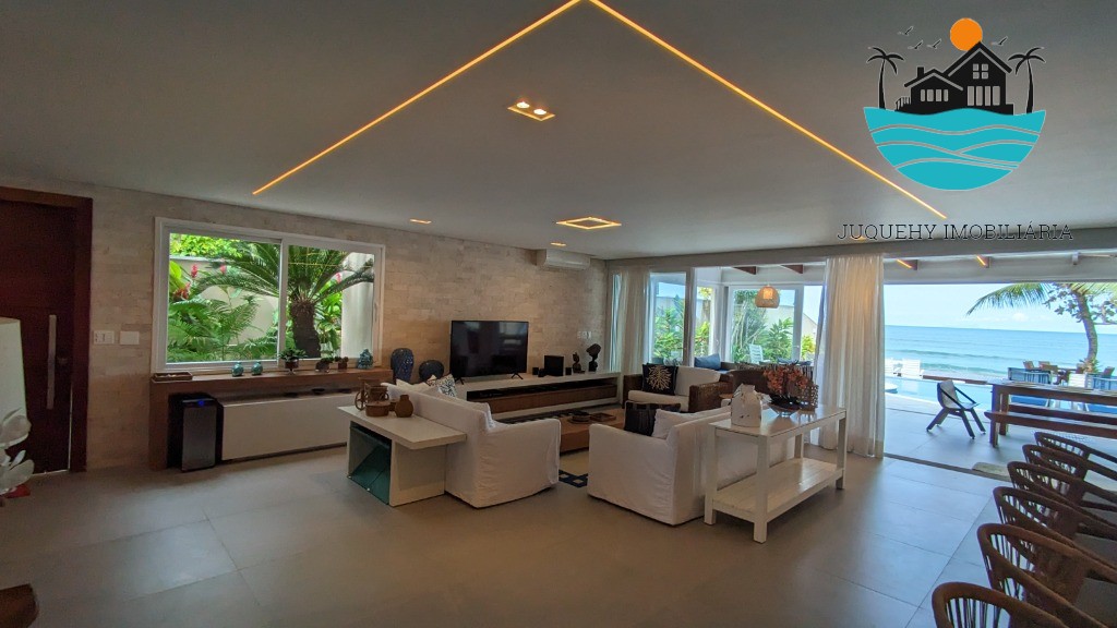 Casa Pé na Areia em Juquehy, Canto Direito - Aluguel de Temporada, piscina, sauna, 6 suítes, acomoda 16 pessoas Juquehy Imobiliária
